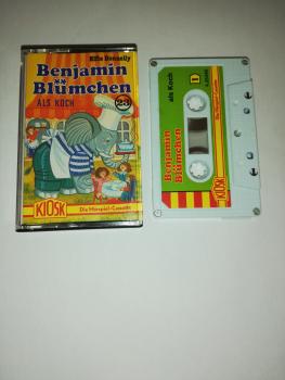 Benjamin Blümchen Folge 23 als Koch 5-fach Silber geschraubt Weiß mit Grünen Cover 4.25448 CD Kiosk(Großes Fenster)
